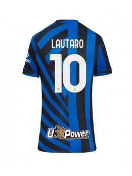 Inter Milan Lautaro Martinez #10 Replika Hemmakläder Dam 2024-25 Kortärmad